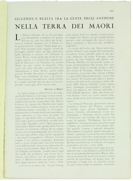 Nella Terra dei Maori. Leggenda e Realtà tra la Gente degli Antipodi - A. Sebastianelli - copertina