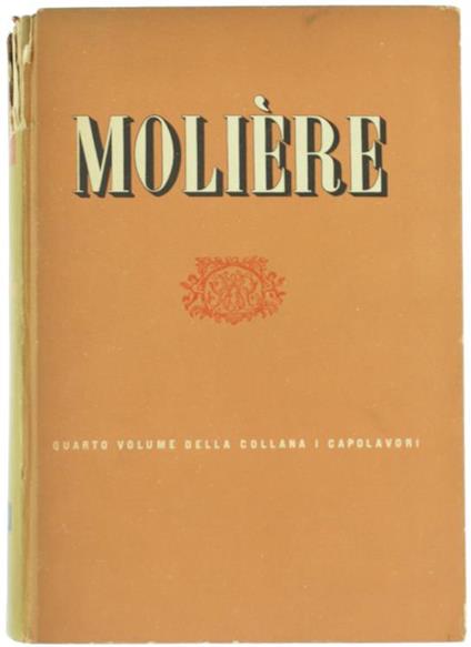 I Capolavori del Grande Attore-Scrittore - Molière - copertina