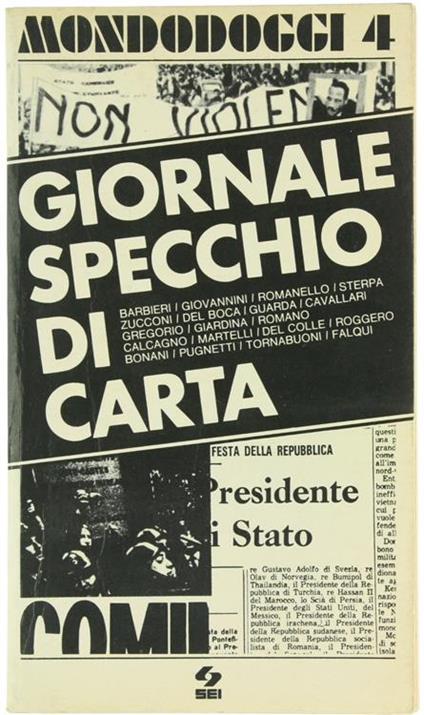 Giornale Specchio di Carta - Carlo Barbieri - copertina