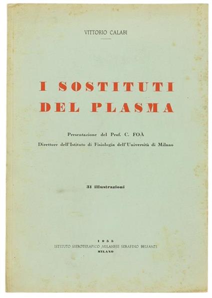 I Sostituti del Plasma - Vittorio Calabi - copertina