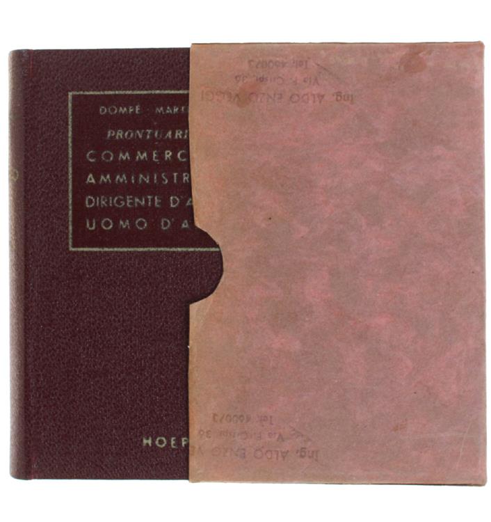 Prontuario del Commerciante dell'Amministratore del Dirigente d'Azienda e dell'Uomo d'Affari
