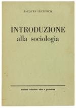Introduzione alla Sociologia