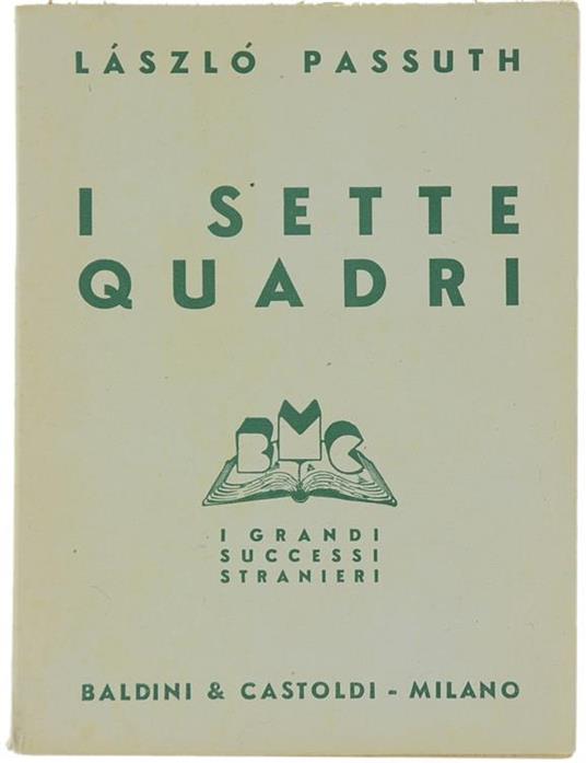 I Sette Quadri (A Lombard Kastély - László Passuth - copertina