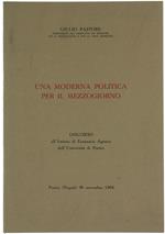 Una Moderna Politica per il Mezzogiorno