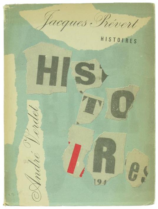 Histoires - Jacques Prévert - copertina