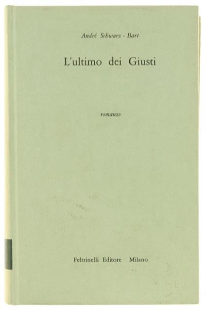 L' Ultimo dei Giusti - André Schwarz Bart - copertina