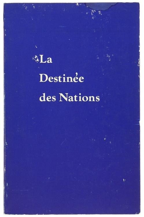 La Destinée des Nations - Alice A. Bailey - copertina