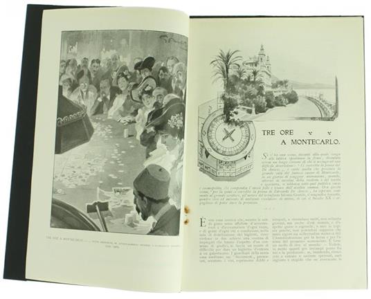 Tre Ore a Montecarlo - Edmondo De Amicis - copertina
