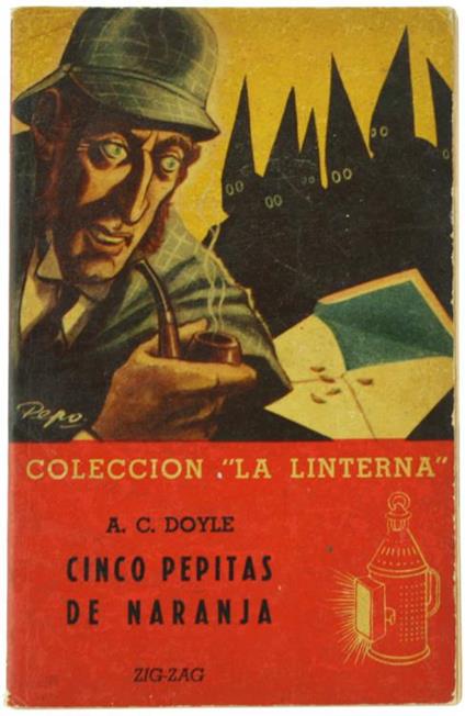 Cinco Pepitas de Naranja - Arthur Conan Doyle - copertina