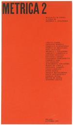 Metrica 2. Raccolta di Poesia