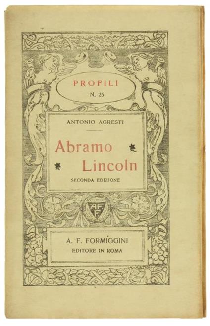 Abramo Lincoln - Antonio Agresti - copertina