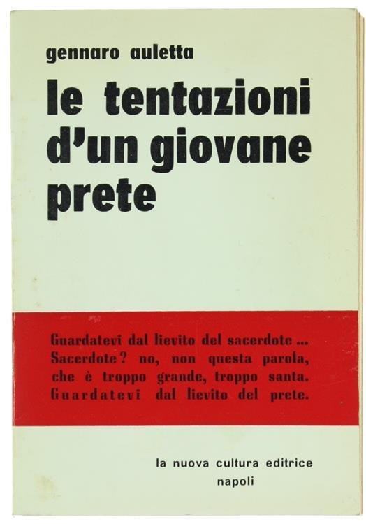 Le Tentazioni d'Un Giovane Prete - Gennaro Auletta - copertina