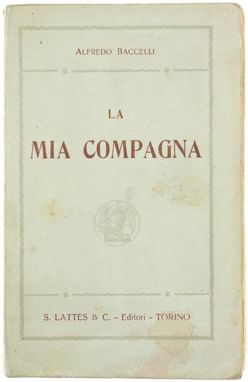 La Mia Compagna - Alfredo Baccelli - copertina