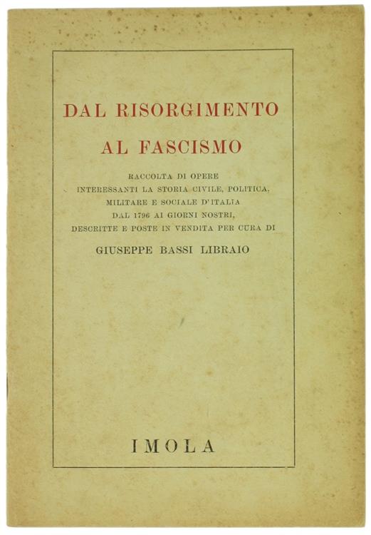 Bergoglio Libri d'Epoca Snc