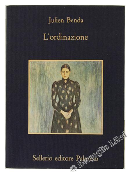 L' ordinazione - Julien Benda - copertina