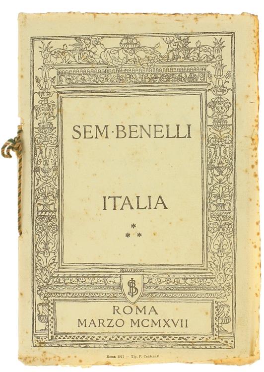Bergoglio Libri d'Epoca Snc