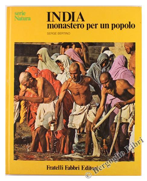 India. Monastero per un Popolo - Serge Bertino - copertina