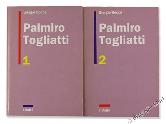 Palmiro Togliatti - Giorgio Bocca - copertina