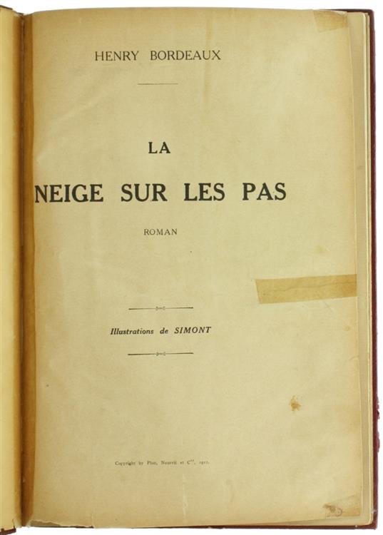 La Neige sur les Pas. Roman