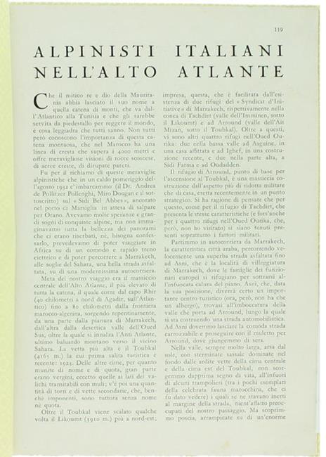 Alpinisti Italiani nell'Alto Atlante - Mauro Botteri - 2