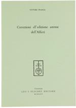Correzioni all'Edizione Astense dell'Alfieri
