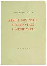 Memori d'On Pivell de Settant'Ann e Poesie Varie