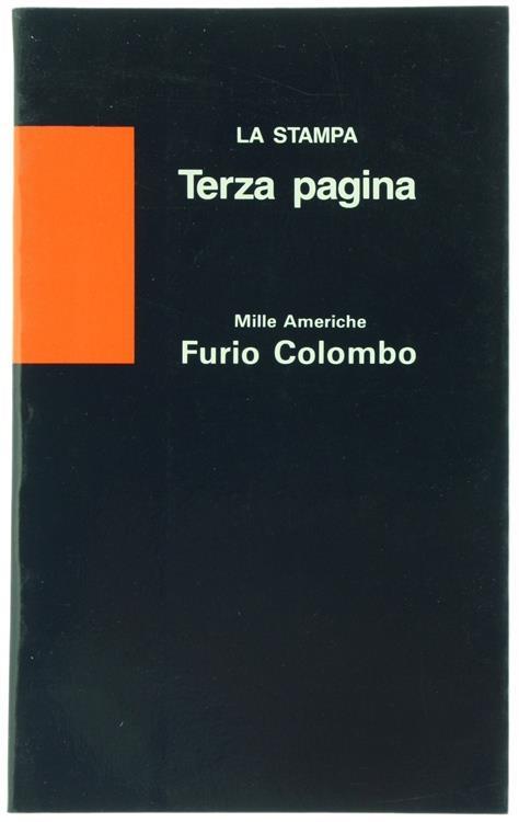 Mille Americhe - Furio Colombo - copertina