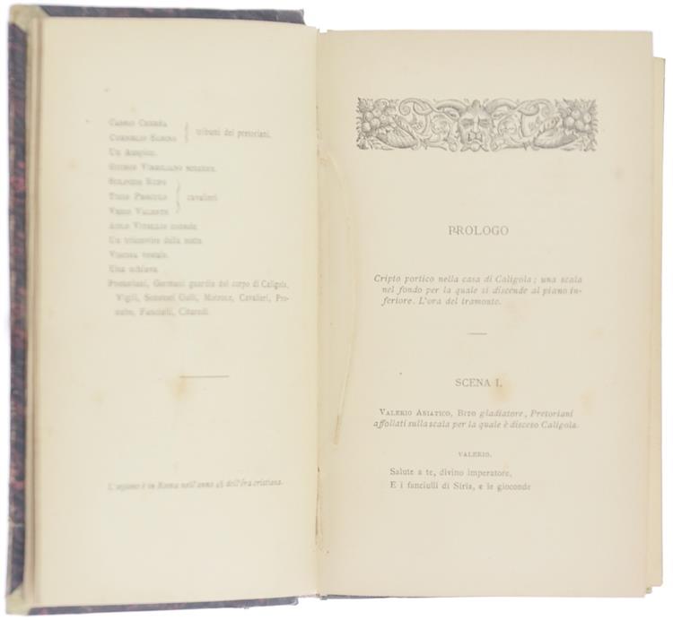 Messalina. Commedia in 5 Atti in Versi. un Prologo