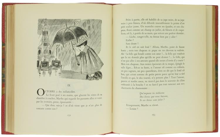 Les Linottes. Lieds de Montmartre. Illustrations de Jean Oberlé