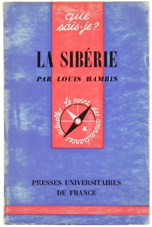 La Siberie - Louis Hambis - copertina