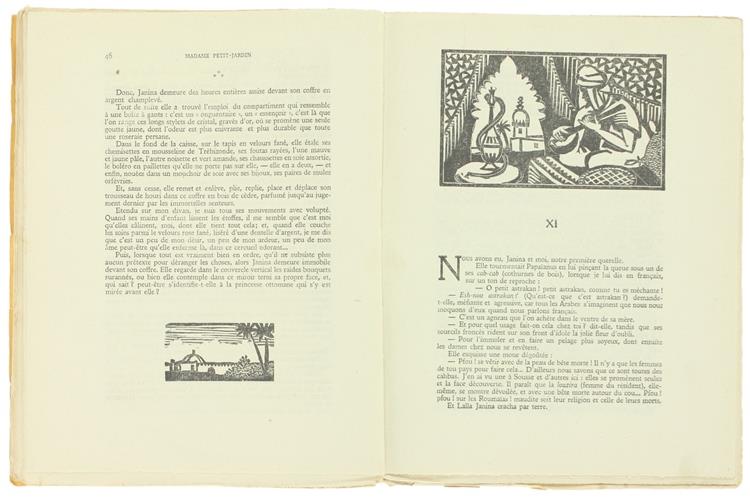 Madame Petit-Jardin. 40 Bois Originaux de Morin-Jean