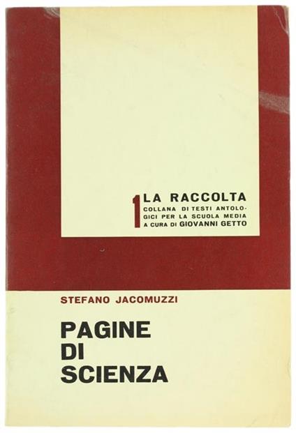 Pagine di Scienza - Stefano Jacomuzzi - copertina