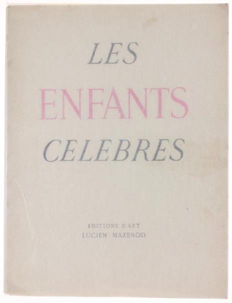 Les Enfants Celebres - Claude-Edmonde Magny - copertina