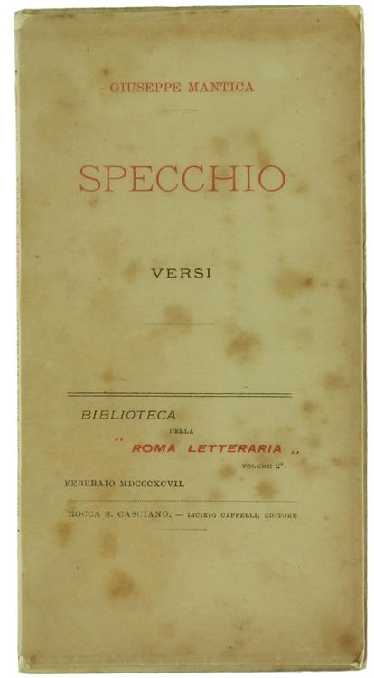 Bergoglio Libri d'Epoca Snc