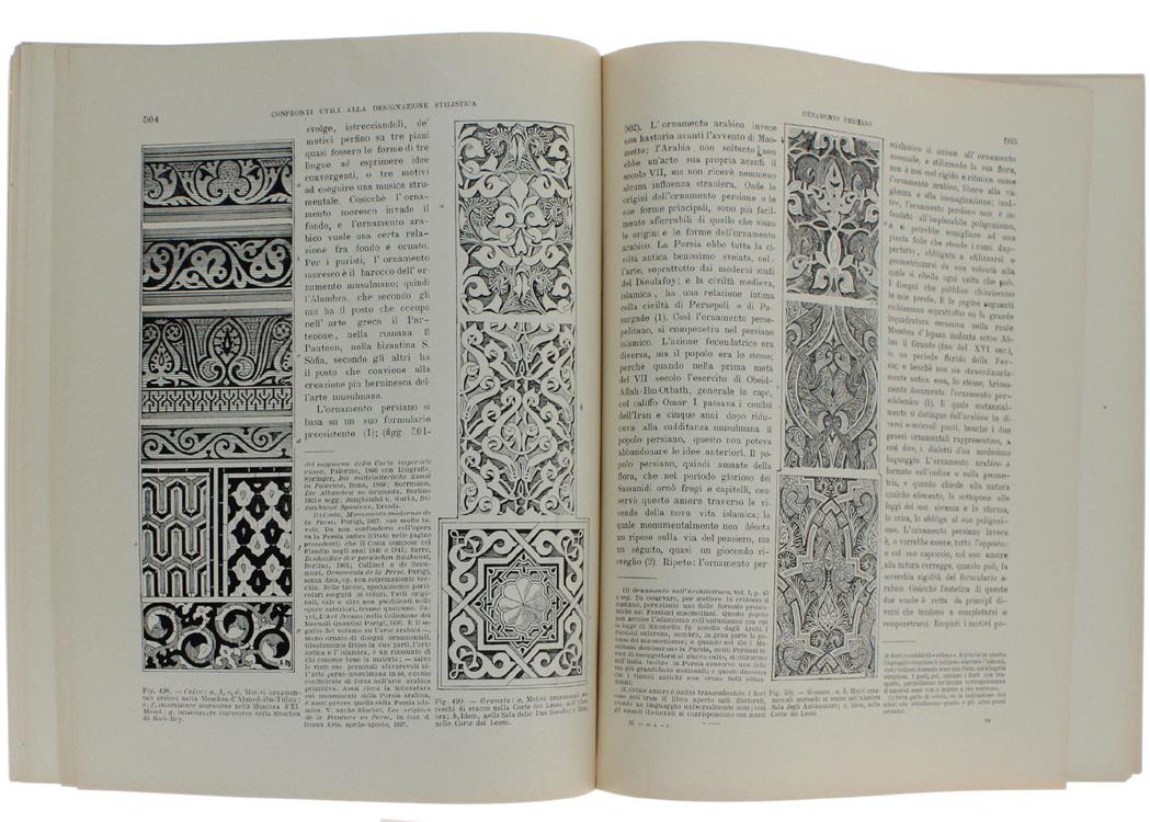 L' Ornamento nell'Architettura. Ornamento Scolpito. Ornamento Dipinto. Ornamento Nei Suoi Assiemi