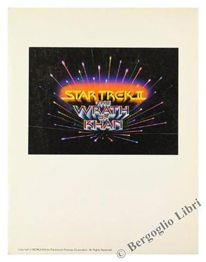 Star Trek II. the Wrath of Khan - Nicholas Meyer - copertina