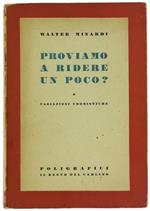 Proviamo a Ridere un Poco? Variazioni Umoristiche