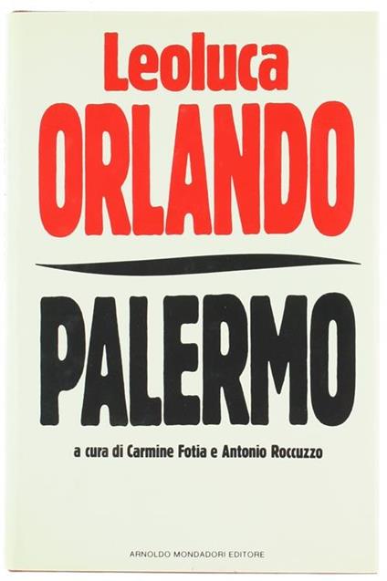 Palermo - Leoluca Orlando - copertina