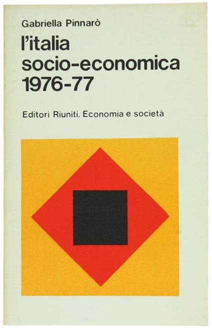 L' Italia Socio-Economica 1976-77 - Gabriella Pinnarò - copertina