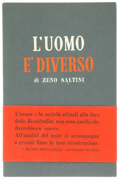 L' Uomo é Diverso - Zeno Saltini - copertina