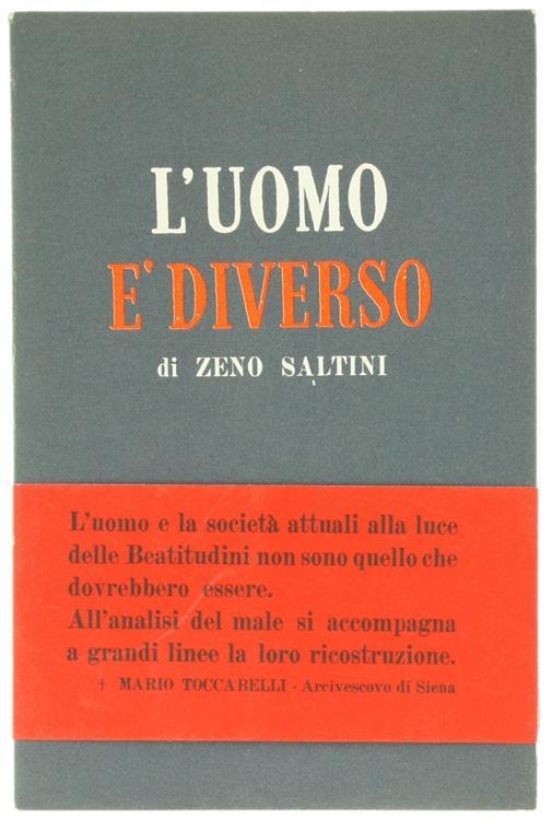 L' Uomo é Diverso - Zeno Saltini - copertina