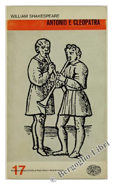 Antonio e Cleopatra - William Shakespeare - copertina
