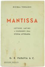 Mantissa. Letture Latine a Complemento della Storia Letteraria