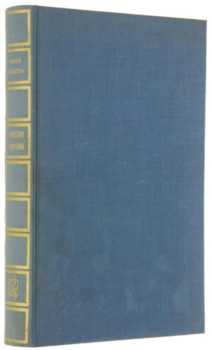 Maestri Moderni - Marco Valsecchi - copertina