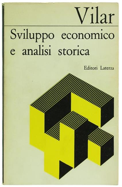 Sviluppo Economico e Analisi Storica - Pierre Vilar - copertina