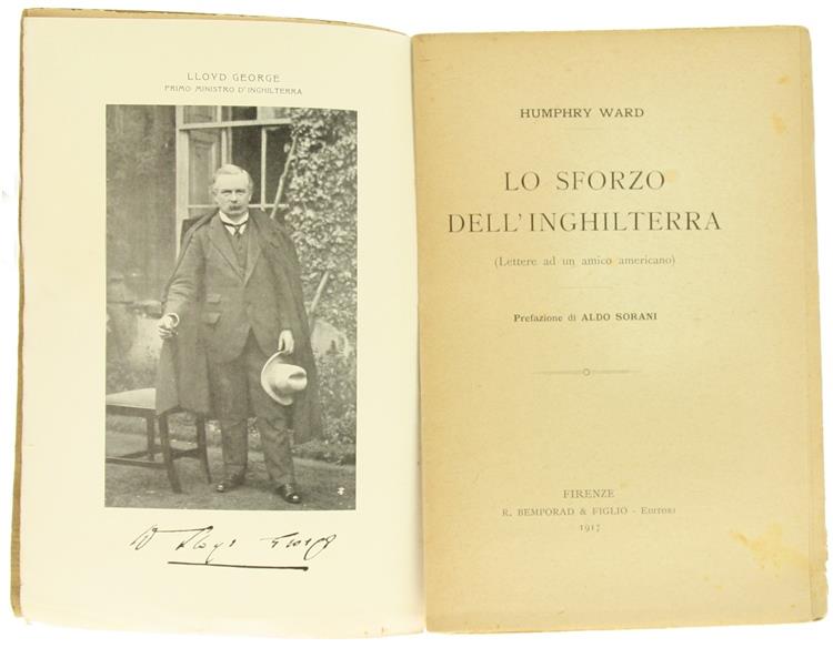 Lo Sforzo dell'Inghilterra (Lettere ad un Amico Americano)