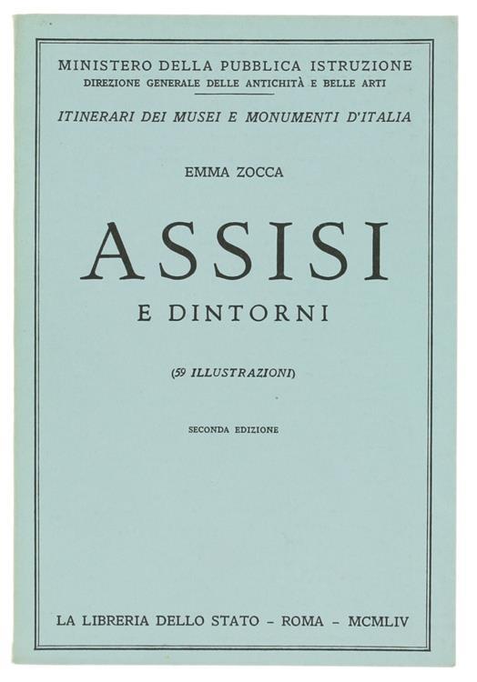 Assisi e Dintorni - Emma Zocca - copertina