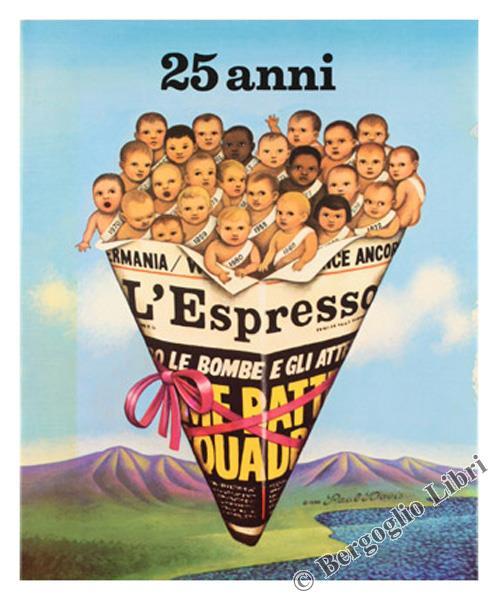 L' Espresso. 25 Anni: 1955-1980 - copertina