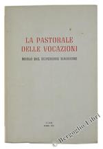 La Pastorale delle Vocazioni. Ruolo del Superiore Maggiore