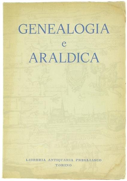 Geneaologia e Araldica. Catalogo N. 27 (Nuova Serie) - copertina